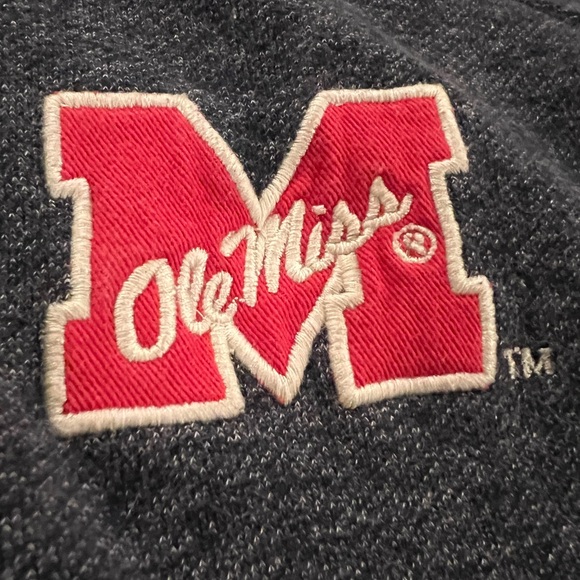 University of Mississippi Ole Miss Rebels Full Zip Hoodie - Size Large (Fit S/M) - Picture 4 of 15